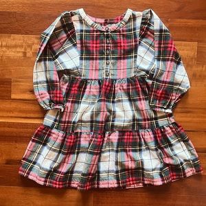 Soft flannel plaid Christmas dress